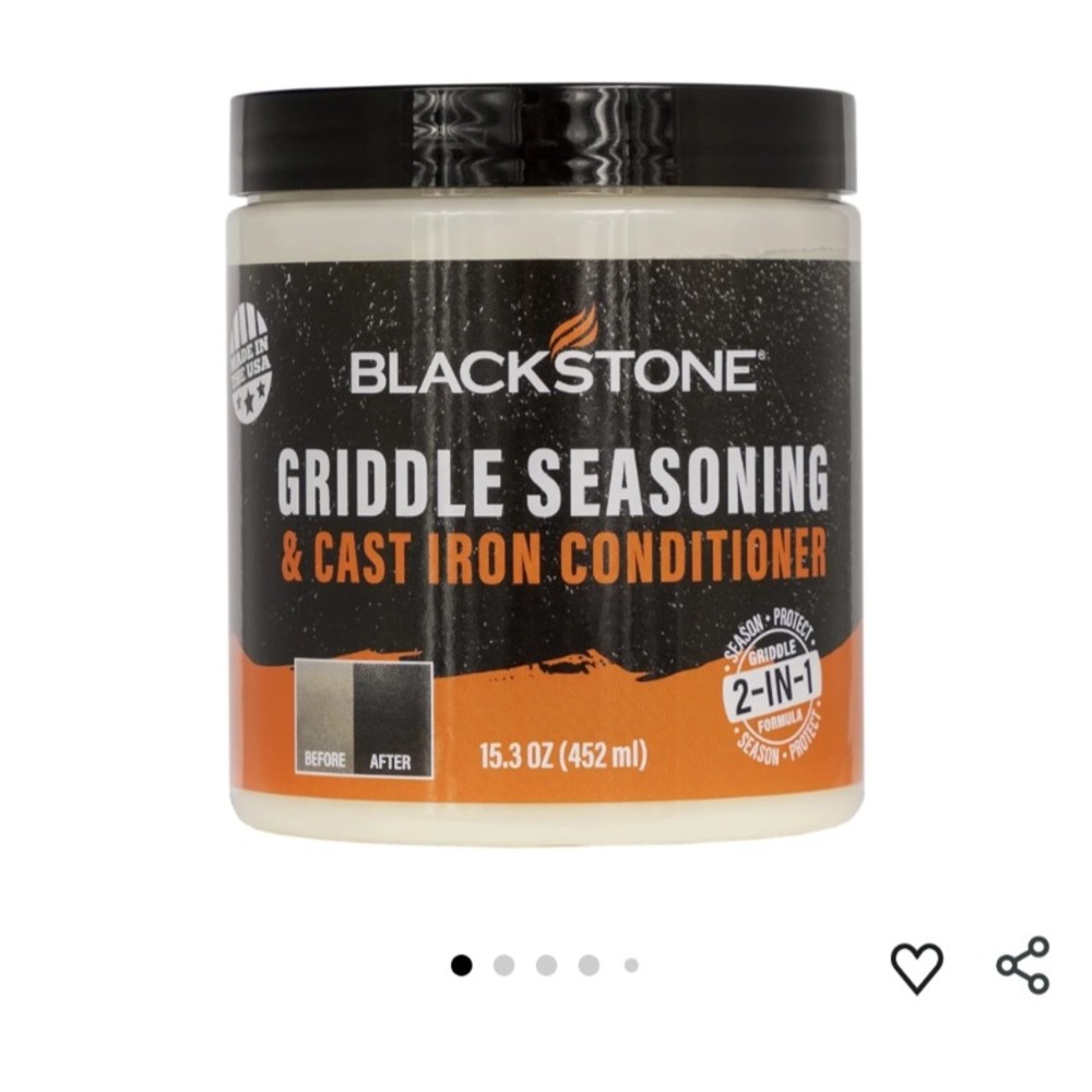 Blackstone 4146 Griddle Seasoning & Cast Iron Conditioner 15.3oz 2-in-1 Formula